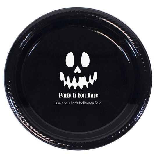 Ghost Face Plastic Plates